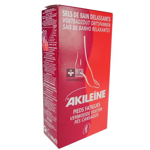 Akileine Rood Badzout Voeten Zakje 2x150g 101220