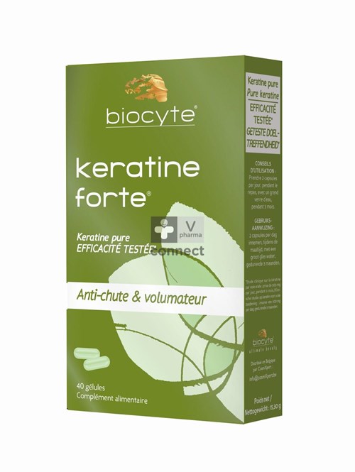 Biocyte Keratine Forte 40 Gélules