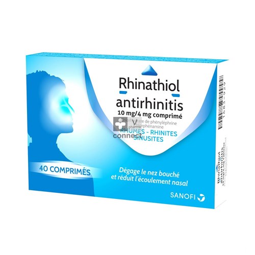 Rhinathiol Antirhinitis 40 Comprimés