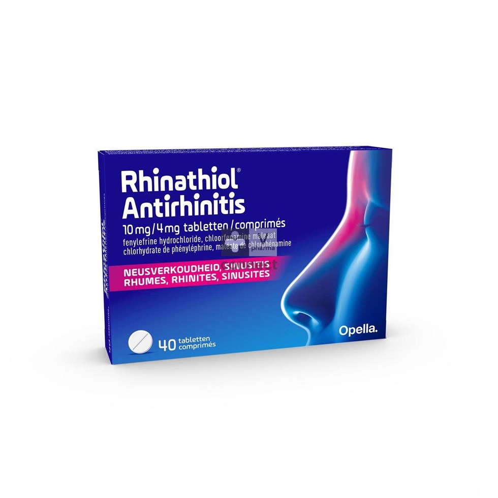 Rhinathiol Antirhinitis 40 Comprimés