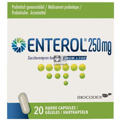 Enterol 250 mg 20 capsules