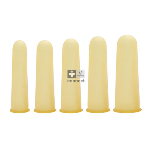Pharmex Doigtier Caoutchouc Taille 4 6 Pièces