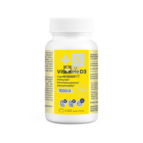 VPharma Vitamine D 1000 UI 120 Perles