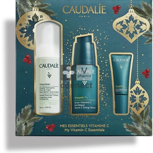 Caudalie Set Vinergetic Serum Kerst 3 Producten