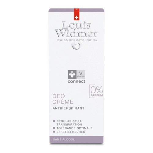 Widmer Déodorant Antiperspirant Crème Sans Parfum 40 ml