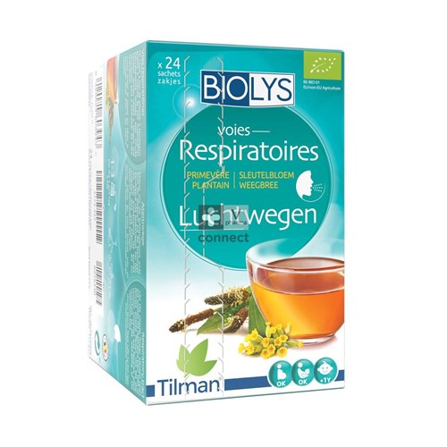 Biolys Infusion Primevère Plantain 24 Sachets