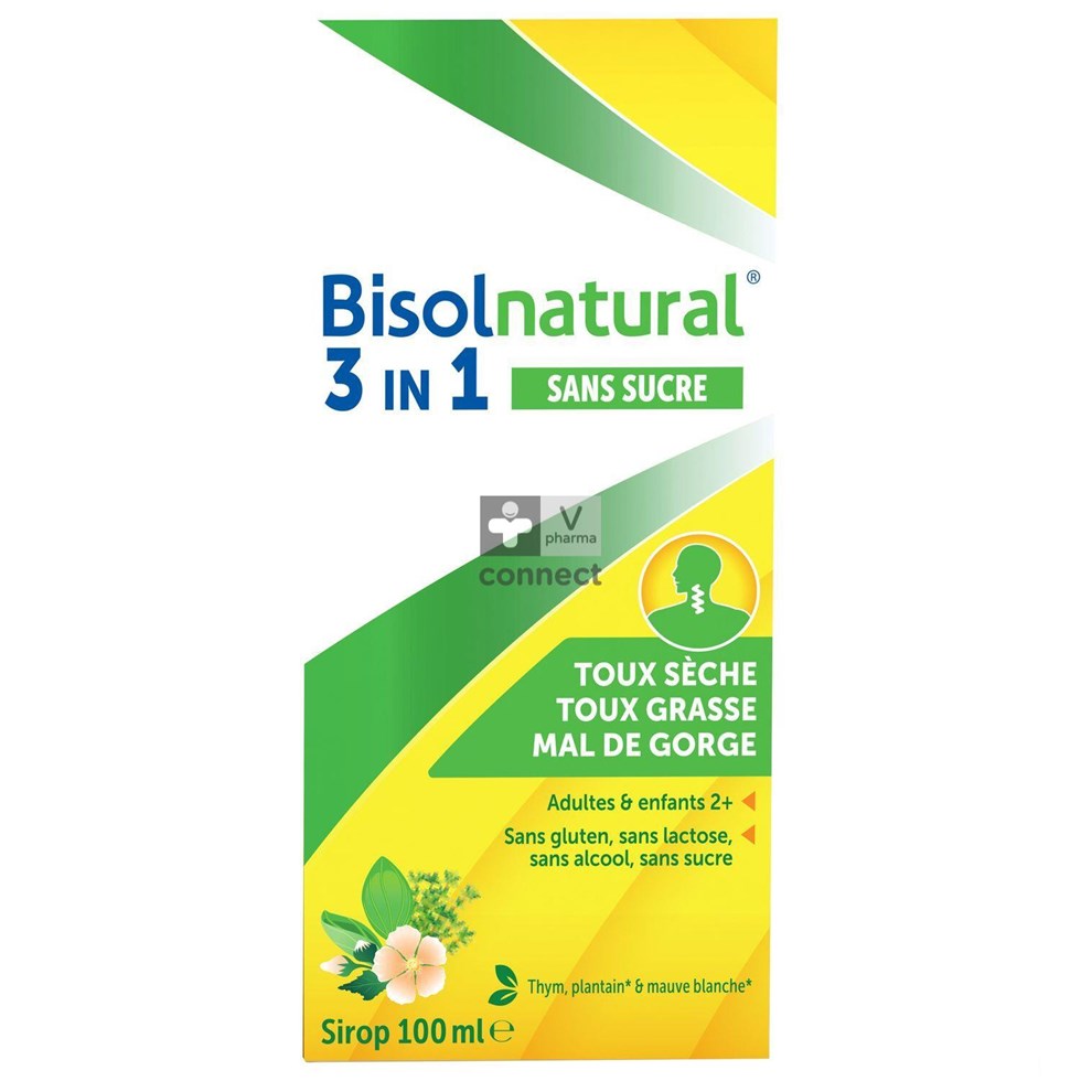 Bisolnatural Siroop Z/suiker 100ml