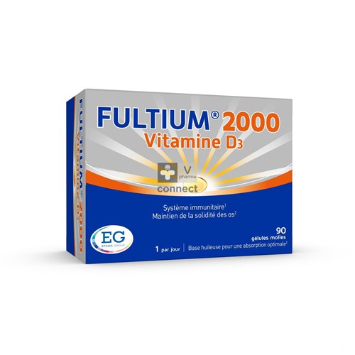 Fultium 2000 Vitamine D3 90 Capsules