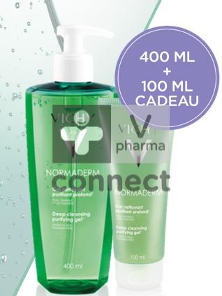 Vichy Normaderm Gel Nettoyant 400 ml + 100 ml Prix Promo