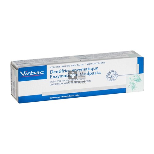 Virbac Dentifrice Enzymatique Pour Chiens et Chats 100 g