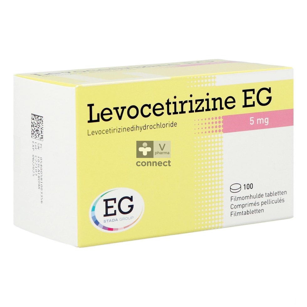 Levocetirizine EG 5 mg 100 Comprimés