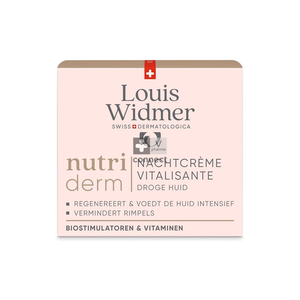 Widmer Crème Vitalisante Anti Age Avec Parfum 50 ml