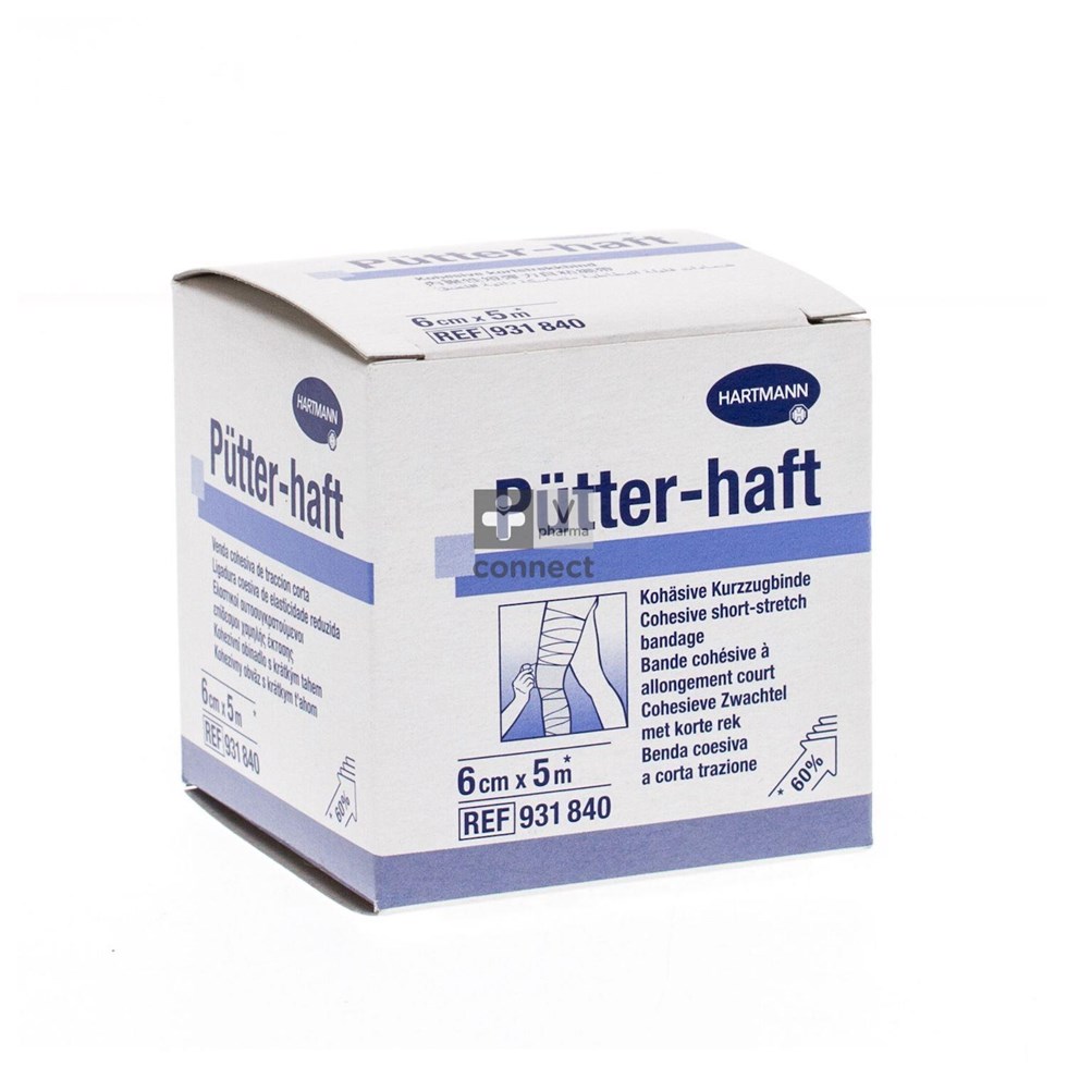 Putterhaft Bandage de Soutien 6 cm x 5 m