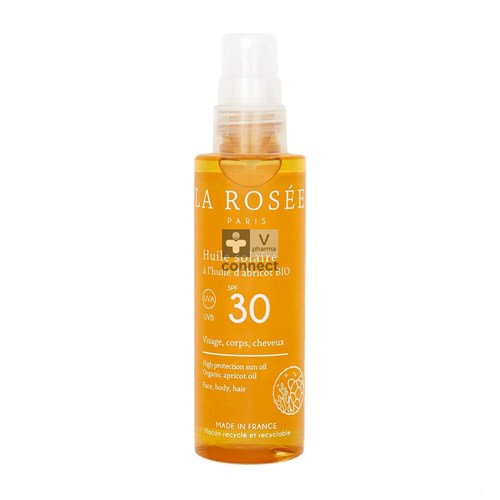 La Rosee Bio Zonneolie Abrikoos Ip30 Fl 150ml