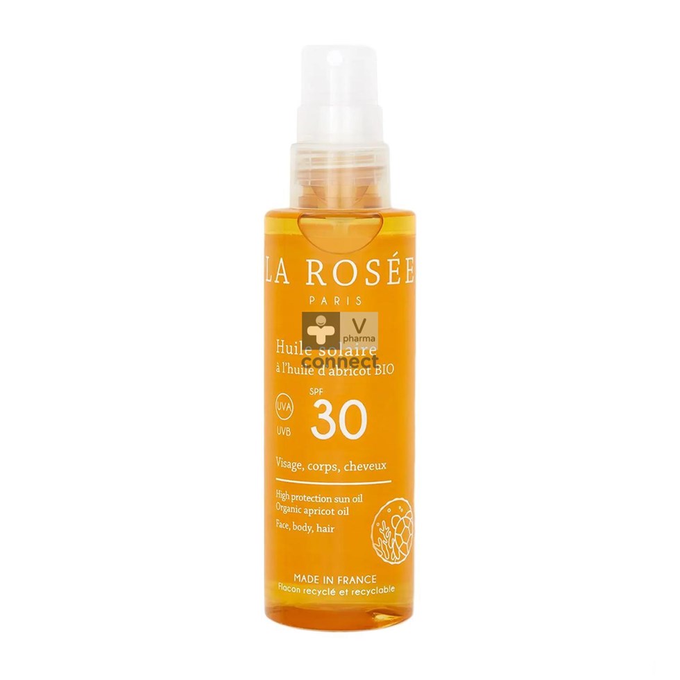 La Rosee Bio Zonneolie Abrikoos Ip30 Fl 150ml
