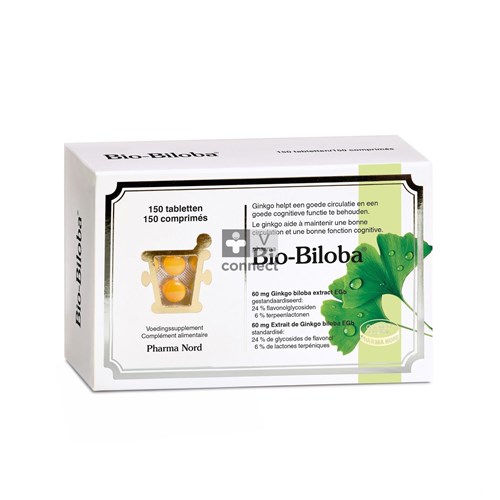 Bio Biloba 60 mg 150 Comprimés Pharma Nord