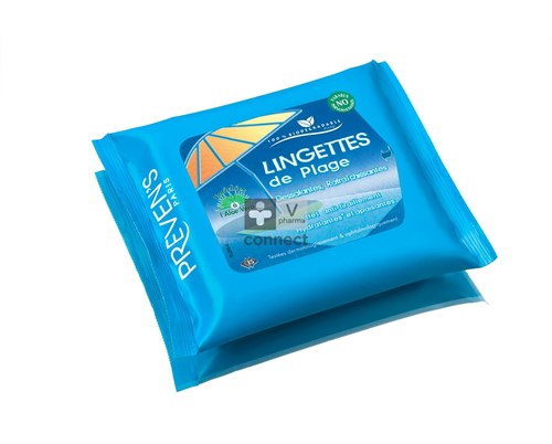 Preven's Lingettes de Plage 15 Pièces