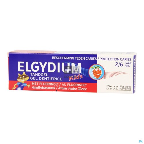 Elgydium Kids Tandpasta Aarbei 2-6jaar 50ml
