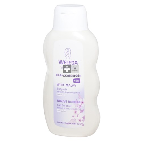 Weleda Baby Sensitive Lait Corporel à la Mauve Blanche 200 ml