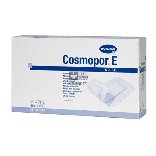 Cosmopor E Latexfree 15x8cm 25 P/s