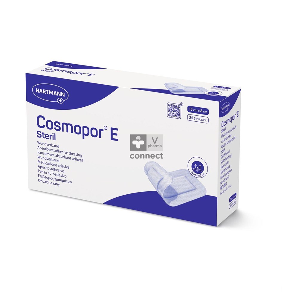 Cosmopor E Latexfree 15x8cm 25 P/s