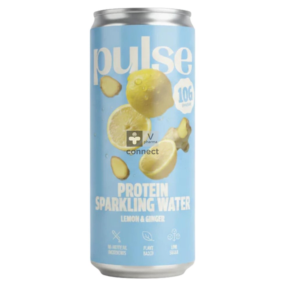 Pulse Protein Eau Pétillante Citron-Gingembre 330 ml