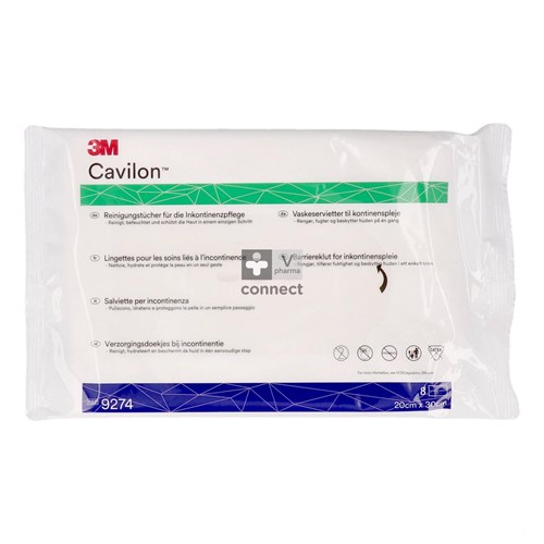 Cavilon Lingettes Soin Incontinence 8 Pièces
