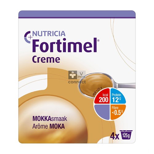 Fortimel Creme Mokka 4x125gr