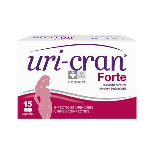 Uri-cran® Forte: Blaasontsteking (15 capsules)