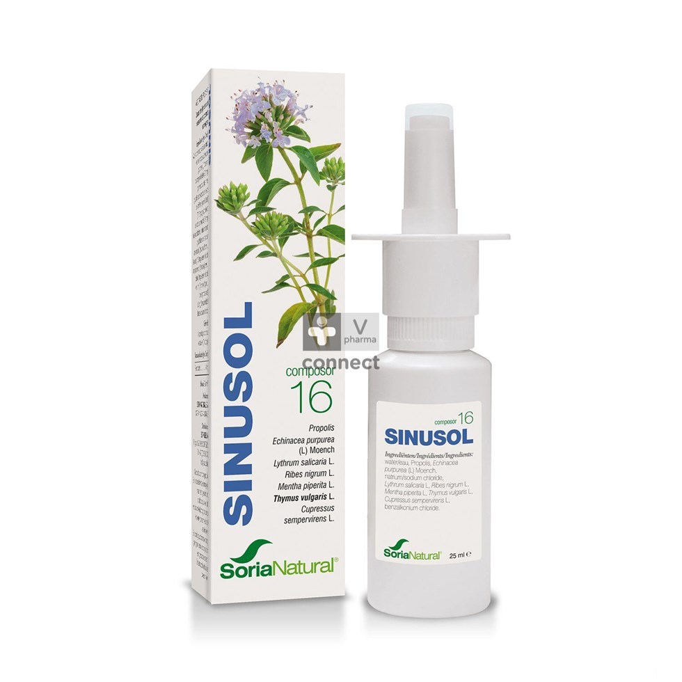 Soria Composor N16 Sinusol Propolis Neusdrup. 25ml