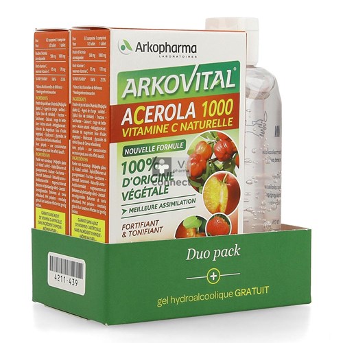 Arkovital Acerola Duopack Comp 60+hydro.gel 100ml