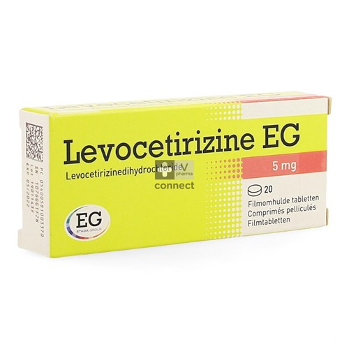 Levocetirizine EG 5 Mg Filmomh Tabl 20