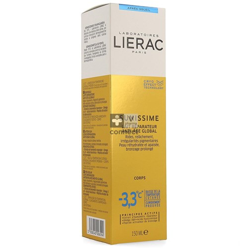 Lierac Sunissime Après-Soleil Lait Réparateur Réhydratant Corps 150 ml