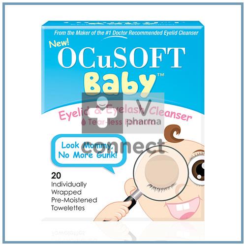 Ocusoft Baby Nettoyant Oculaire 20 Lingettes