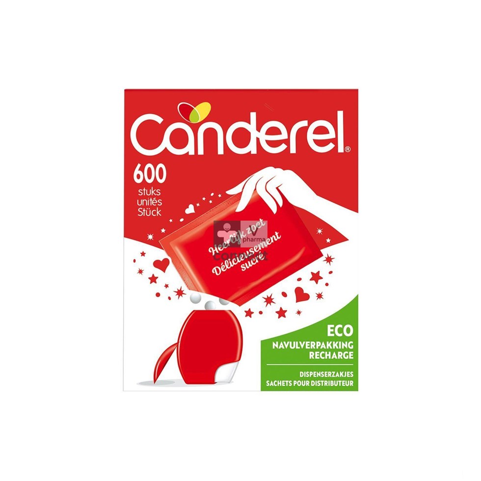 Canderel Recharge Pour Distributeur Maxipack 500 + 100 Prix Promo