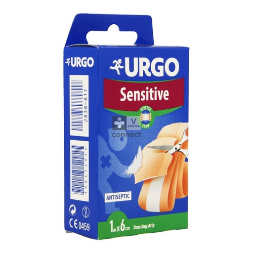 Urgo Sensitive Verband Stretch 1mx6cm 1