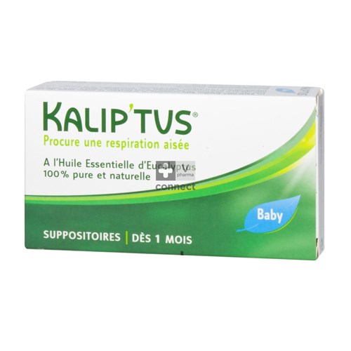 Kalip'tus Suppositoires Bebe  10 Pieces Nf