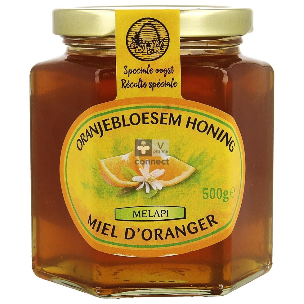 Melapi Miel Liquide 500 g Oranger