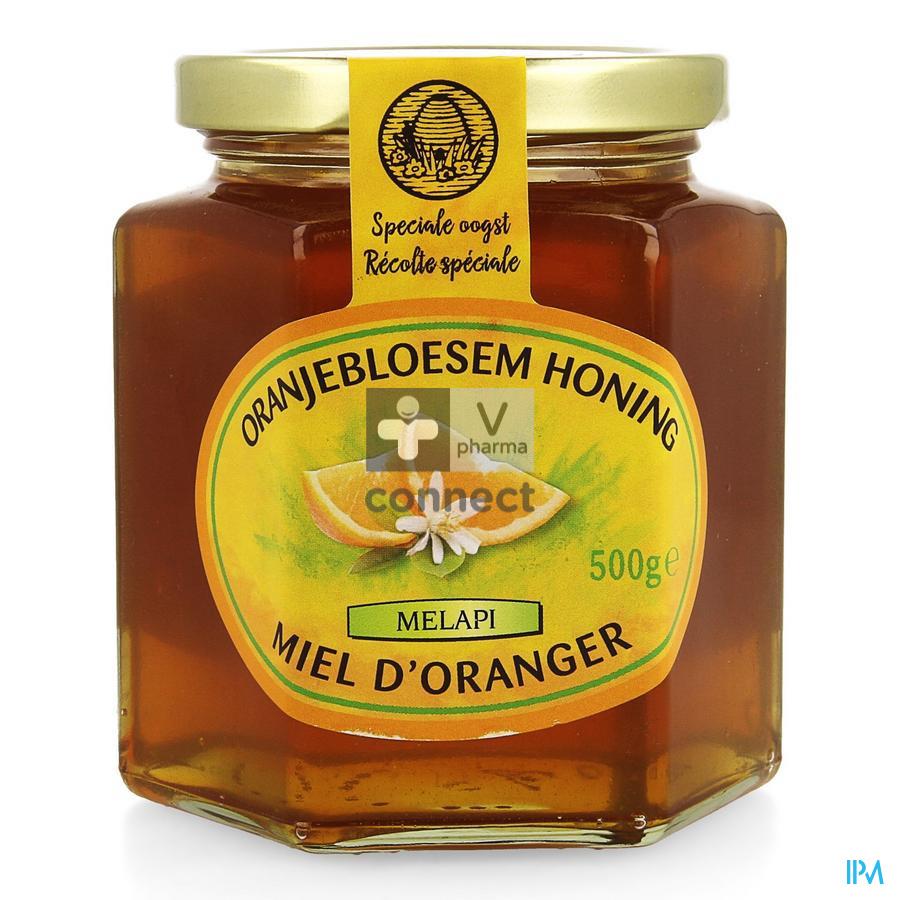 Melapi Honing Oranjebloesem 500g 3049 Revogan