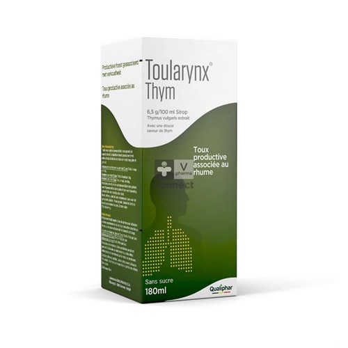 Toularynx Thym Sirop 180 ml Qualiphar