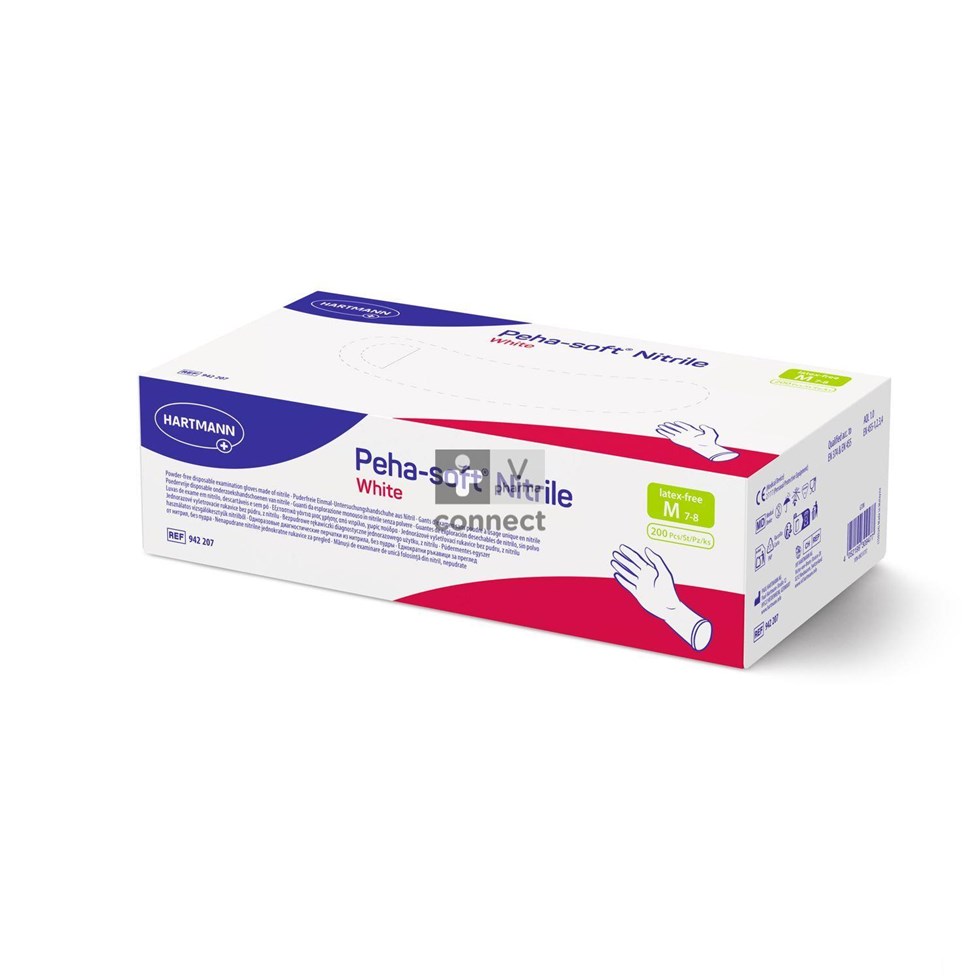 Peha-soft Nitrile Wit M 200 P/s