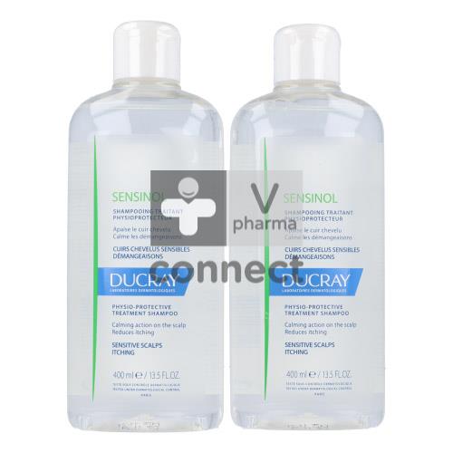 Ducray Sensinol Shampoing 400 ml Duo