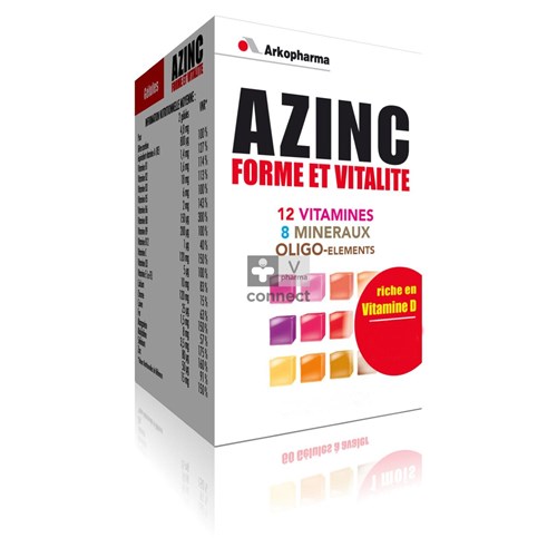 Arko Azinc Forme Vitalite 120 Gélules