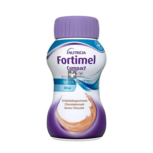 Fortimel Compact 2.4kcal Chocolade 4x125ml