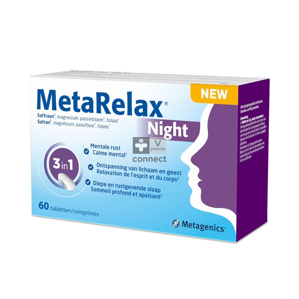 Metagenics Metarelax Night 60 Comp.