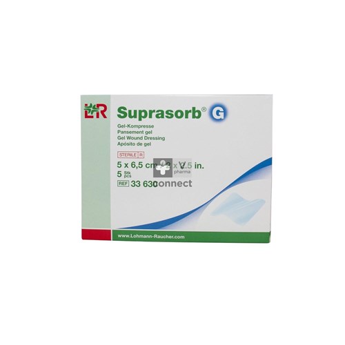 Suprasorb G Pansement Gel   5 x 6.5 cm 5 pièces