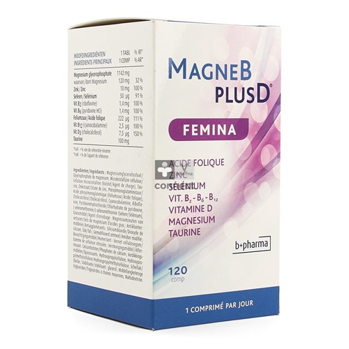 Magne B Plus D Femina 120 Caps