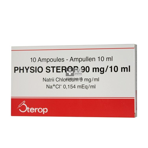 Sterop Physio Iv 10ml 0,9 % 10 Amp
