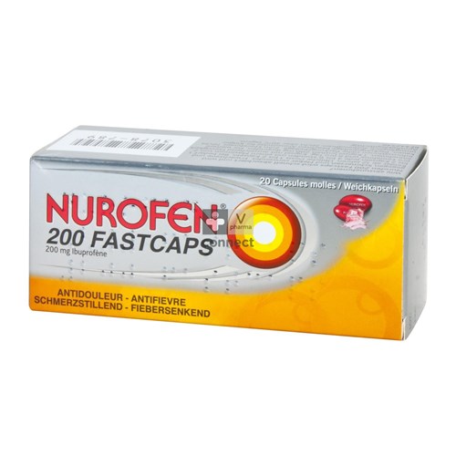 Nurofen 200 Fastcaps Caps 20