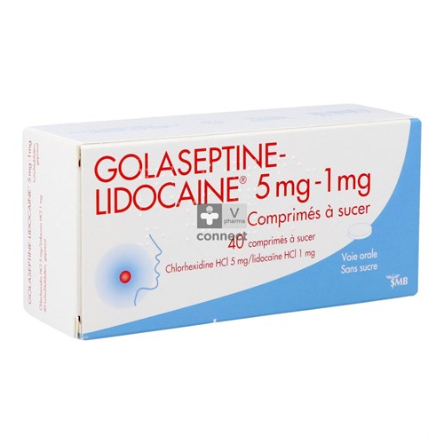 Golaseptine Lidocaine Zuigtabl 40